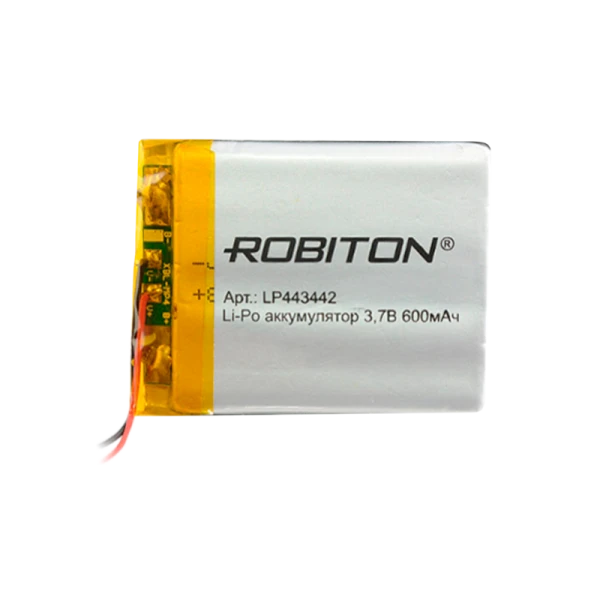 Аккумулятор ROBITON LP443442 3.7В 600mAh PK1 (1/250)