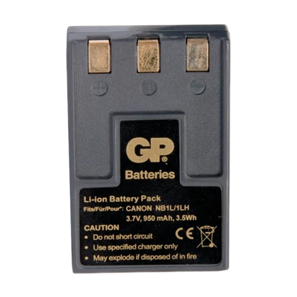 Аккумулятор для цифровой камеры GP DCA001 (Canon NB-1L/1LH) 3.7V 950mAh