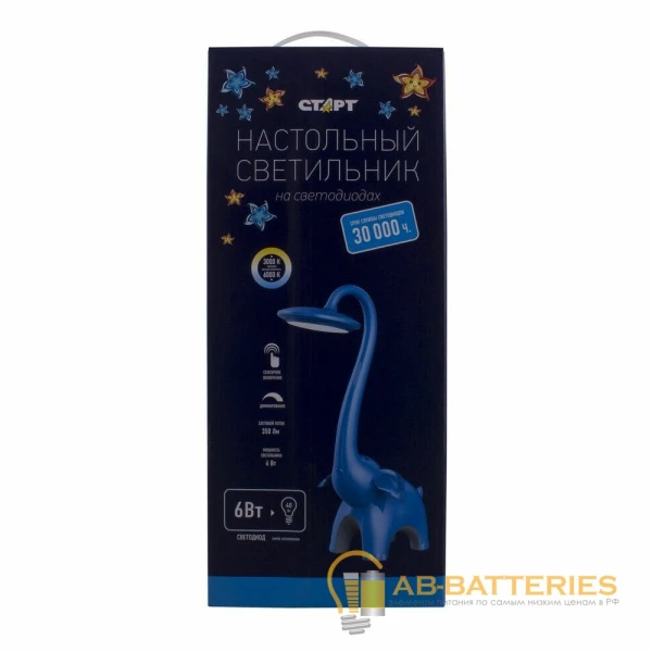 Светильник настольный Старт СТ81 8W 220V 27LED на основании сенс. синий