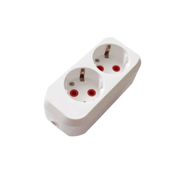 Колодка Прогресс 2р.С/З белый (1/10/100)