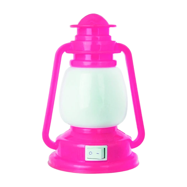 Ночник Camelion NL-170 "Фонарик" 3LED 1W 220V в розетку розовый (1/24/96)