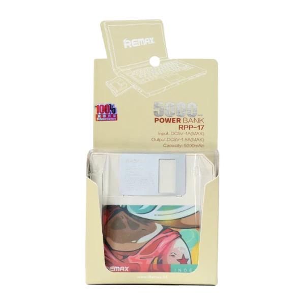 Внешний аккумулятор Remax RPP-17 Floppy Disk 5000mAh 1.5A 1USB белый