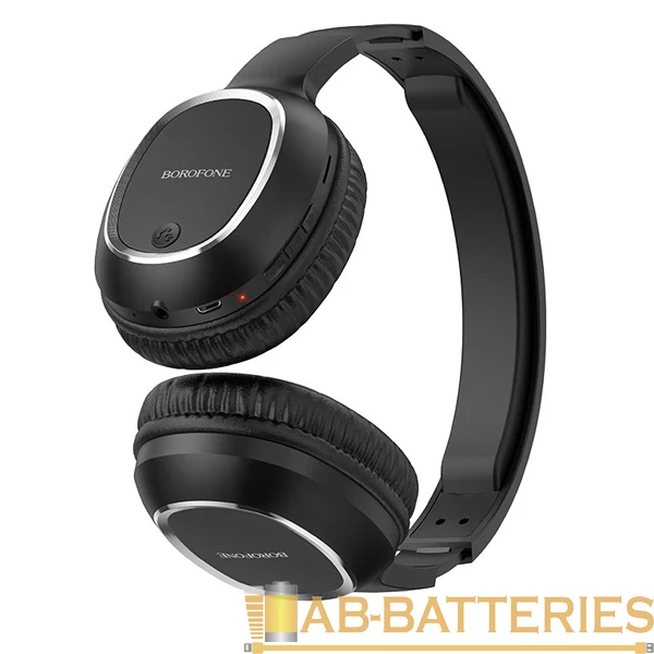Наушники полноразмерные Borofone BO9 bluetooth 5.0 с микр. черный (1/20)