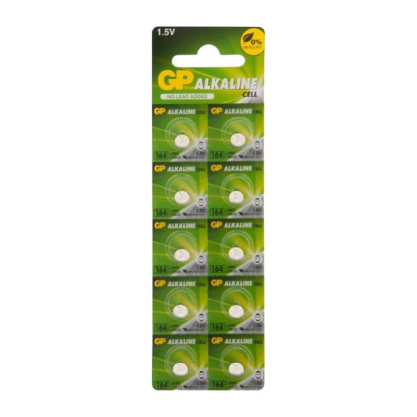 Батарейка GP G1/LR621/LR60/364A/164 BL10 Alkaline 1.5V отрывные (10/250/5000) R