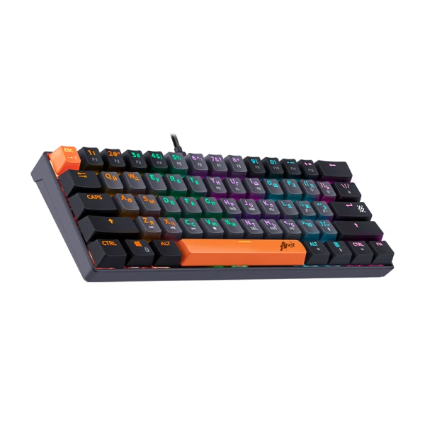 Клавиатура проводная Defender GK-002 RU APEX игровая USB 1.5м черный (1/18)