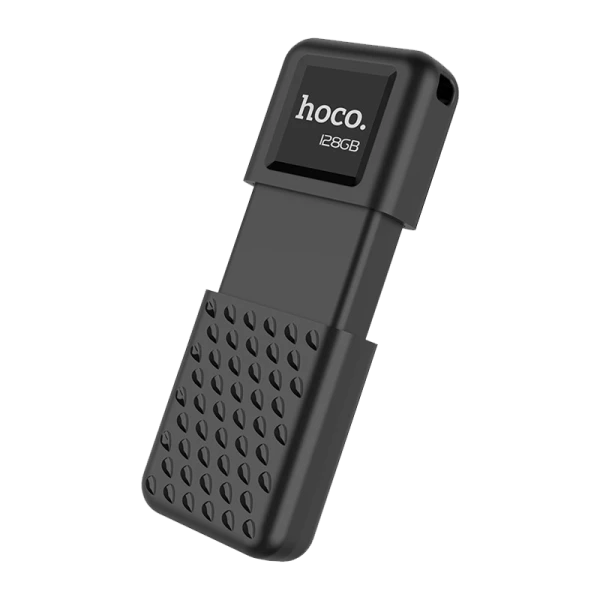 Флеш-накопитель HOCO UD6 128GB USB2.0 пластик черный (1/30/240)
