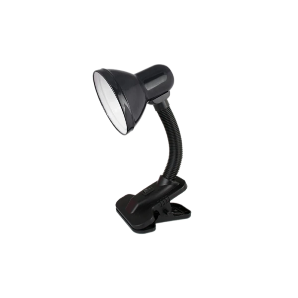 Светильник настольный Ultraflash UF-320P 60W 230V E27 прищепка черный (1/36)
