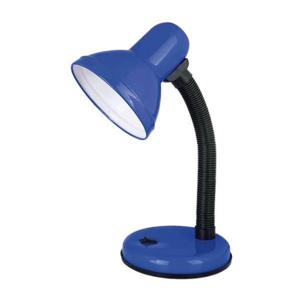Светильник настольный Ultraflash UF-301 60W 230V E27 на основании синий (1/20)