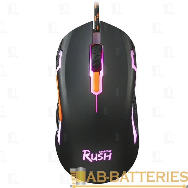 Мышь проводная Smartbuy 717G RUSH Winning игровая USB черный (1/40)
