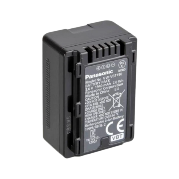 Аккумулятор Panasonic VW-VBT190 3.6V 1940mAh
