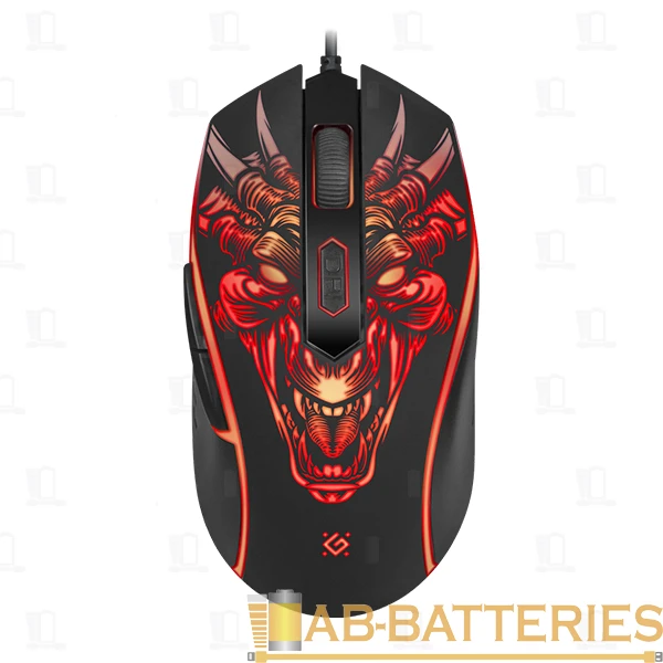 Мышь проводная Defender GM-510L Monstro игровая USB черный (1/40)