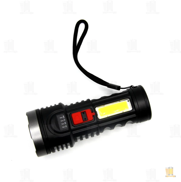 Фонарь универсальный Без бренда YYC-822 COB от аккумулятора водонепроницаемый черный