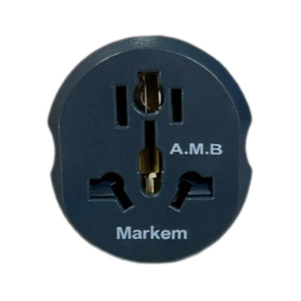 Сетевой переходник Markem универсальный 1р.Б/З черный (1/24)