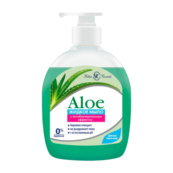 Жидкое мыло для рук Невская косметика Алоэ 300мл