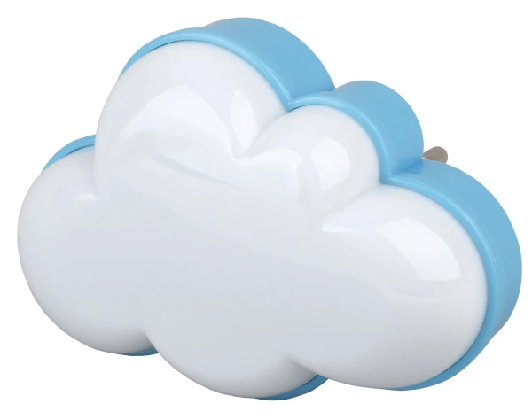 Ночник ЭРА NN-605 3LED 0.5W 220V в розетку с фотосенсором белый (1/12)