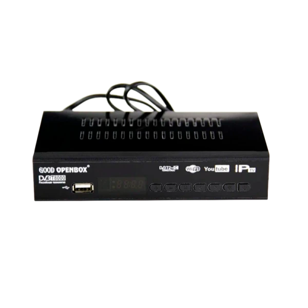 Приставка для цифрового ТВ Openbox T8000 DVB-T/T2 металл черный (1/60)