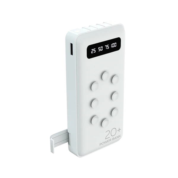 Внешний аккумулятор MORE CHOICE PB42S-10 10000mAh 2.1A 2USB белый