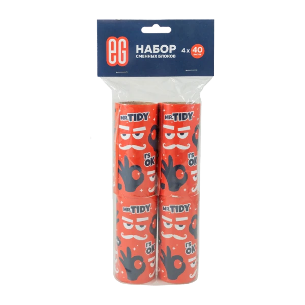 ЕГ TIDY Набор блоков для ролика 4х40 л (цена за 1 шт.) (4/192)