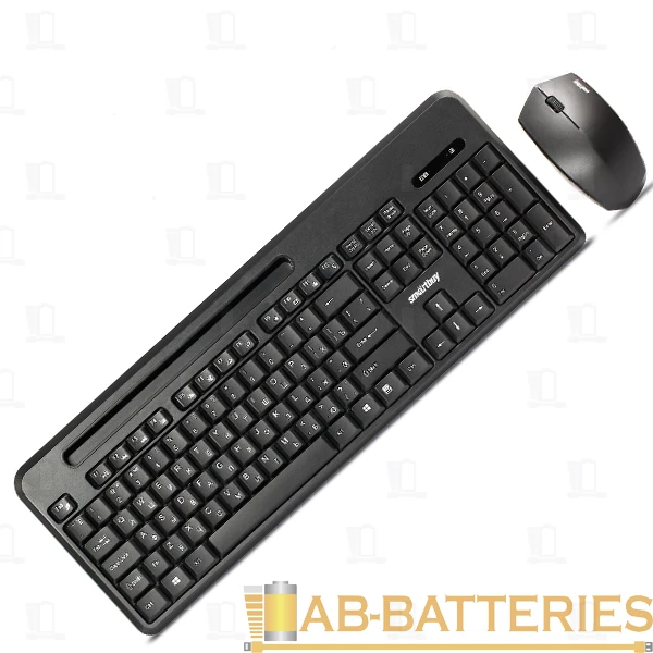 Набор клавиатура+мышь беспроводной Smartbuy 639391AG черный (1/10)