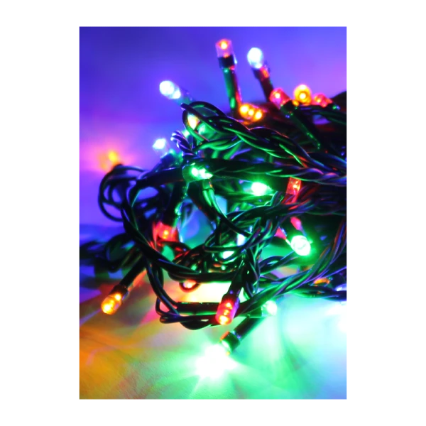 Гирлянда Космос 100LED 7.5м лампочки нить 8 режимов ассорти (1/50)
