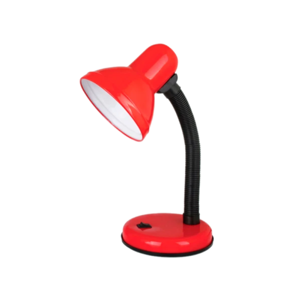 Светильник настольный Ultraflash UF-301P 60W 230V E27 на основании красный (1/32)