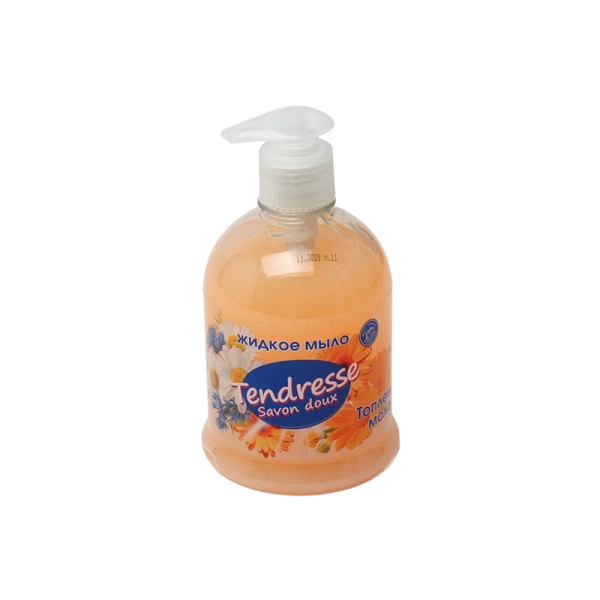 Жидкое мыло для рук Tendresse Топленое молоко 500мл бутылка (1/12/56)