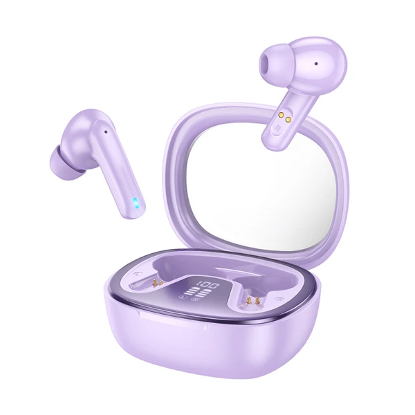 Наушники внутриканальные HOCO EQ6 bluetooth 5.3 с микр. фиолетовый