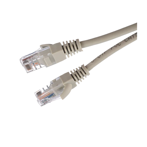 Патч-корд GoPower RJ-45 (m)-RJ-45 (m) 20.0м кат.5е ПВХ 26AWG CCA серый Premium Zip-Lock c подвесом