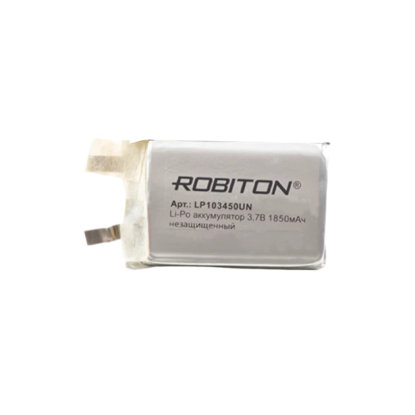 Аккумулятор ROBITON LP103450UN 3.7В 1850мАч без защиты PK1
