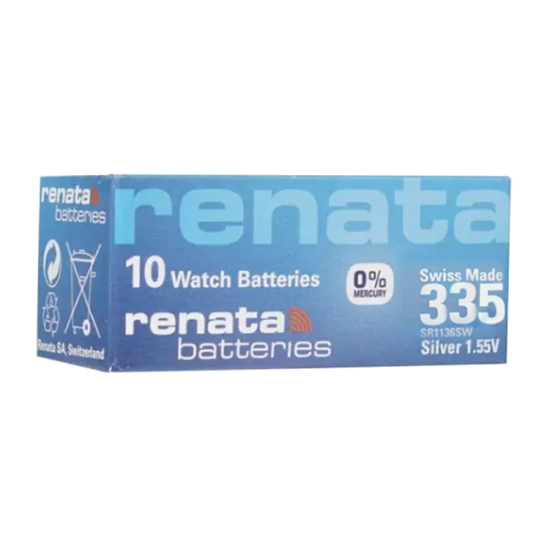 Батарейка Renata 335 (SR512SW) Silver Oxide 1.55V (1/10/100)