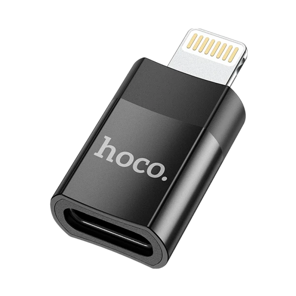 Адаптер HOCO UA17 Lightning (m)-USB3.0 (f) черный (1/37/370)