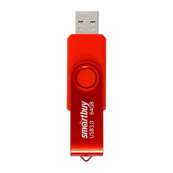 Флеш-накопитель Smartbuy Twist 64GB USB3.0 пластик красный