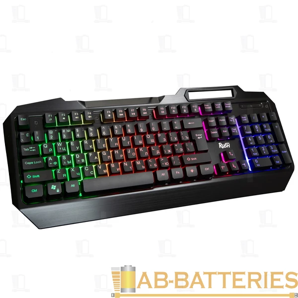 Клавиатура проводная Smartbuy 310G RUSH Armor игровая USB 1.5м черный (1/20)