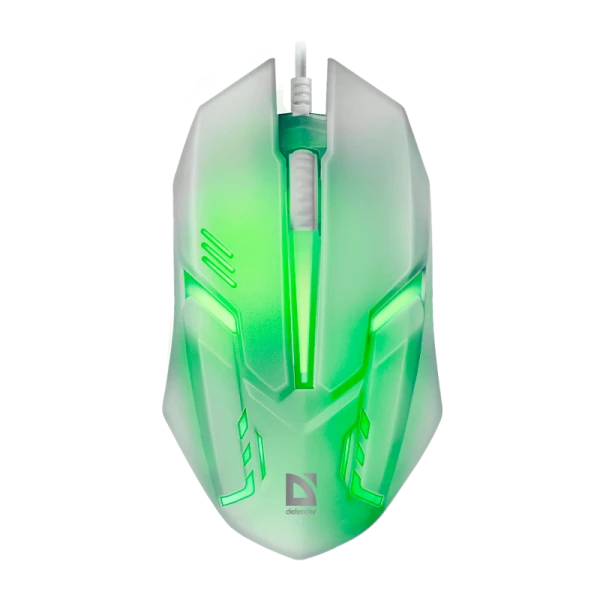 Мышь проводная Defender MB-560L Cyber классическая USB белый (1/40)