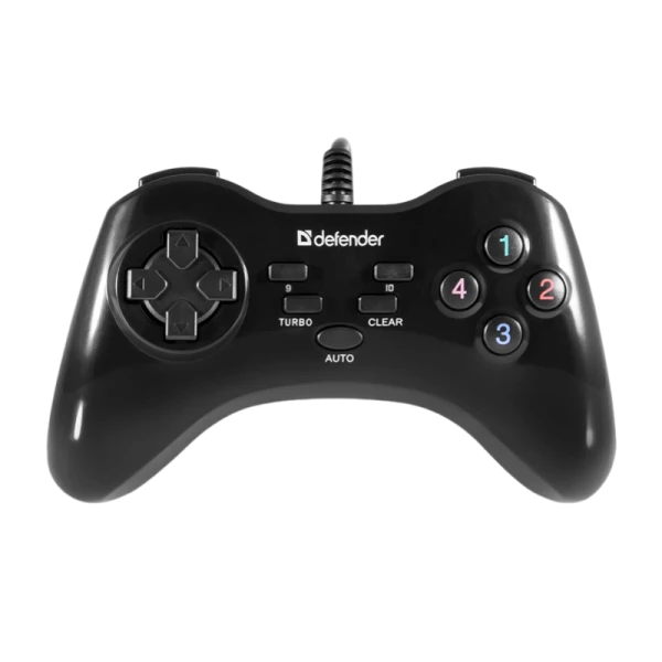 Геймпад проводной Defender Game Master G2 USB 13 кн. черный (1/20/40)