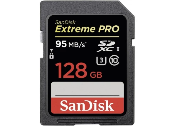 Карта памяти microSD SanDisk Extreme Pro 128GB Class10 UHS-I (U3) 95 МБ/сек без адаптера