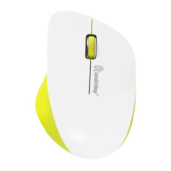 Мышь беспроводная Smartbuy 309AG классическая USB белый лимон (1/40)