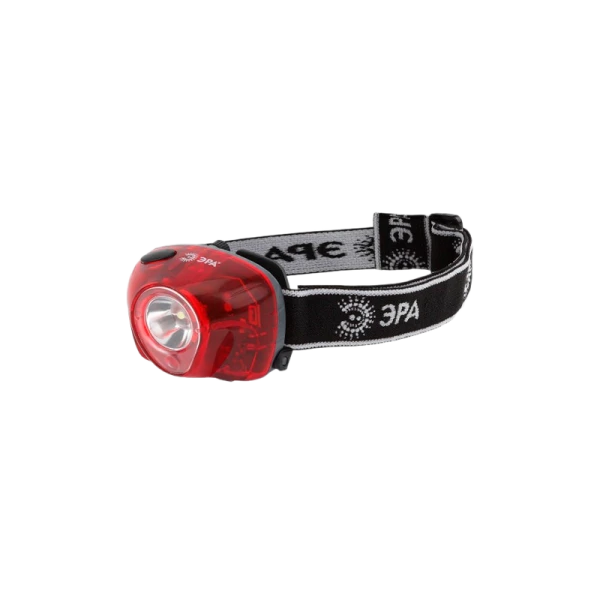 Фонарь налобный ЭРА GB-502 3W 1+3LED от батареек 4 режима красный (1/25/100)