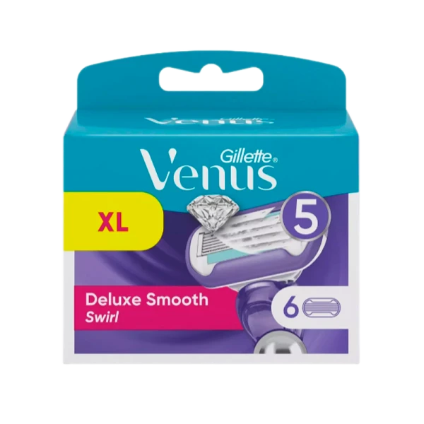 Сменные кассеты Gillette VENUS Swirl 5 лезвий 6шт. (цена за 1 шт) (6/60)