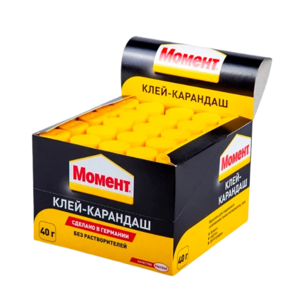 Клей-карандаш Момент BOX25 40г шоу-бокс (25/100)