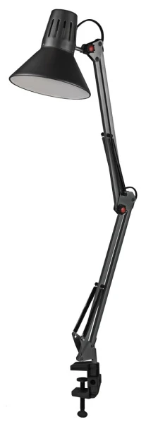 Светильник настольный ЭРА N-121 40W 220V E27 струбцина черный (1/18)