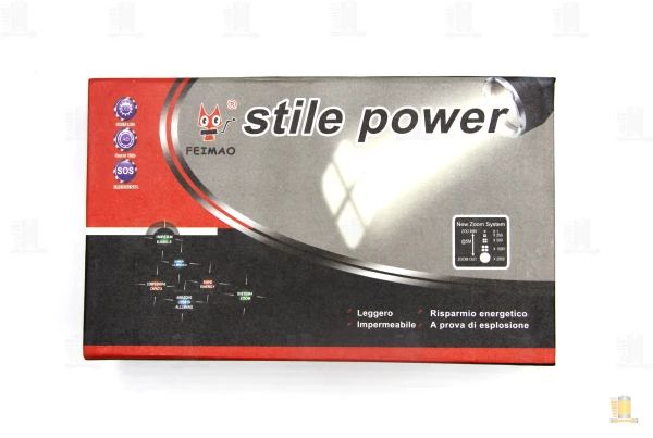 Фонарь универсальный Без бренда FA-P511-P50 от аккумулятора ZOOM черный