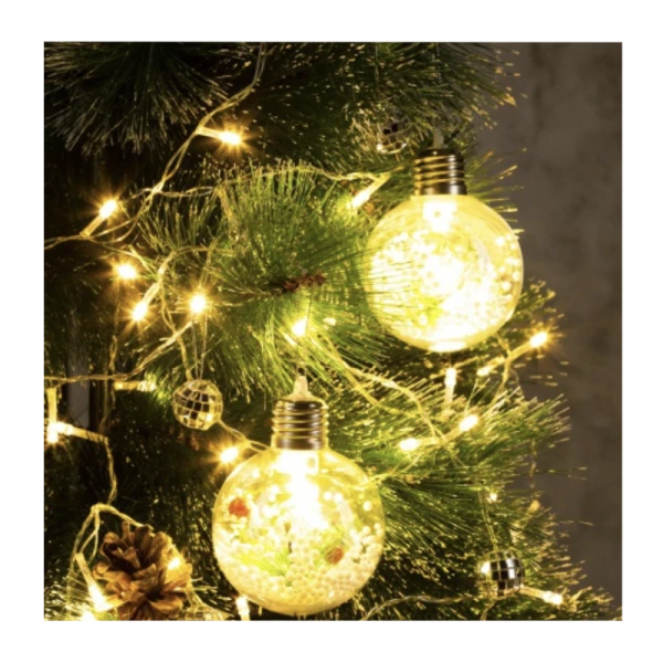 Гирлянда Старт НГ 1LED 8 см шар белый