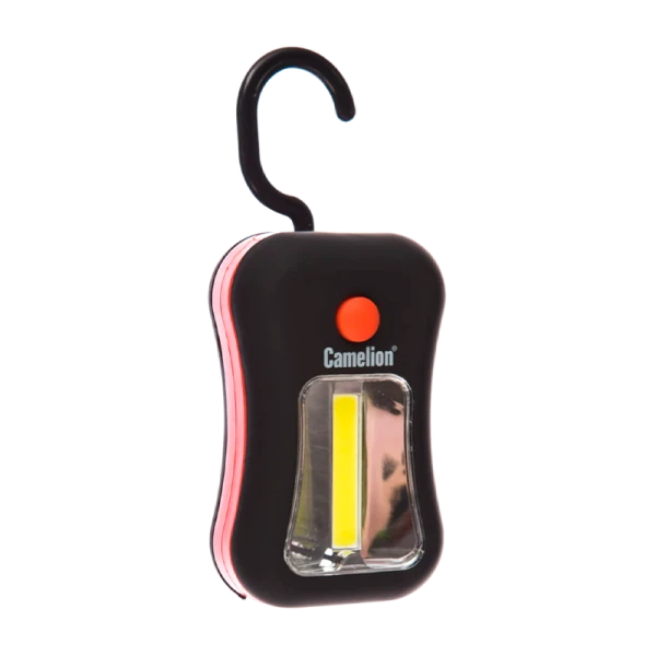 Фонарь туристический Camelion LED51520 3W 3COB от батареек IPX4 черный (1/8/24)