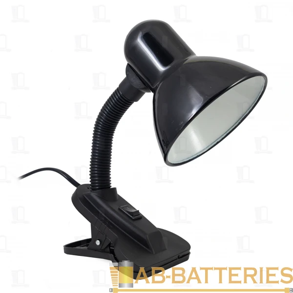 Светильник настольный Старт CT03 60W 220V E27 прищепка черный (1/30)