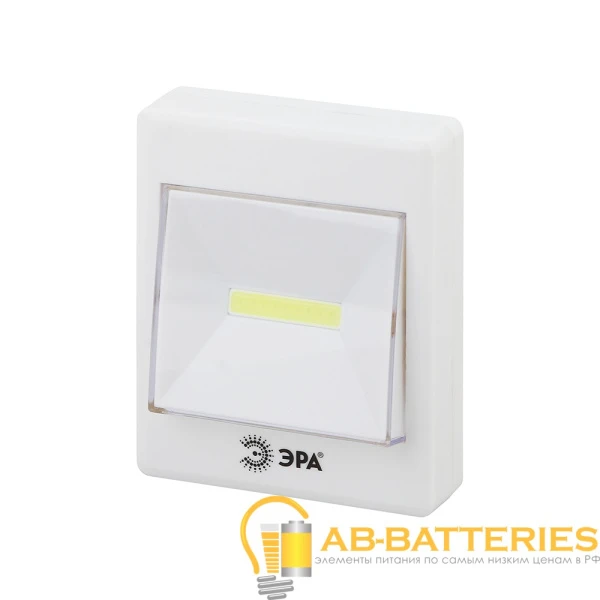 Фонарь пушлайт ЭРА SB-606 3.5W COB от батареек белый (1/10/60)