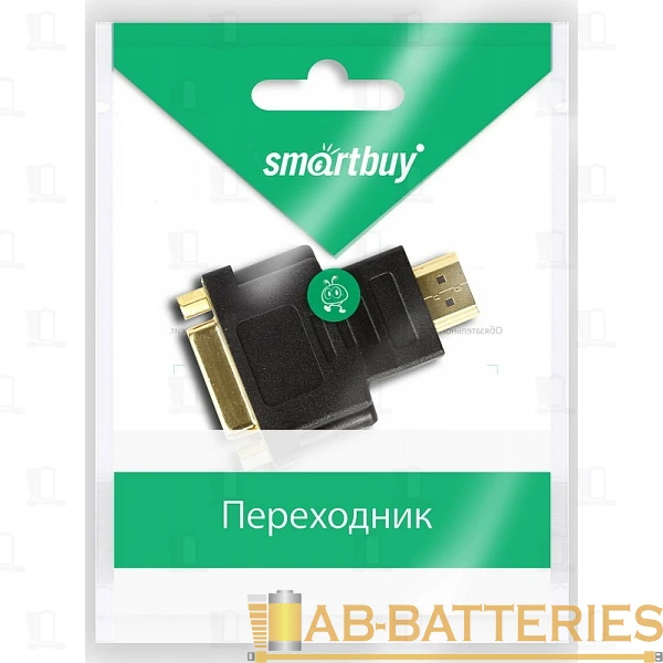 Переходник Smartbuy A121 HDMI (m)-HDMI (f) пластик черный (1/500)