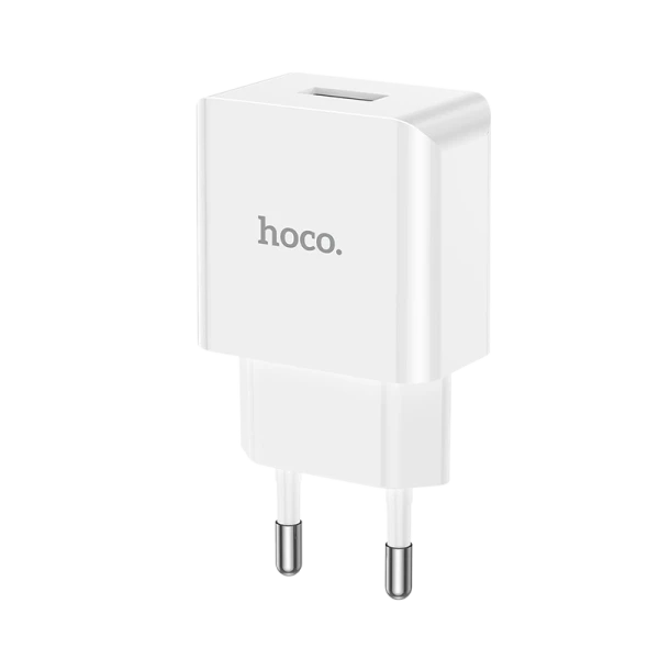 Сетевое З/У HOCO C106A 1USB 2.1A белый (1/36/216)