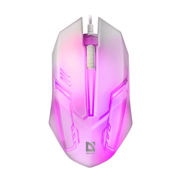 Мышь проводная Defender MB-560L Cyber классическая USB белый (1/40)