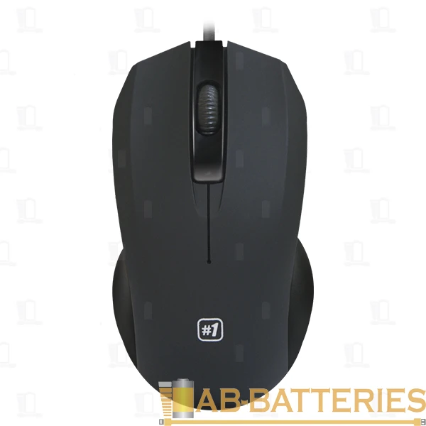 Мышь проводная Defender MM-310 #1 классическая USB черный (1/40)